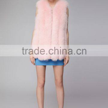 New 2016 Arrival Winter Warm Fashion Women Import Coat Fur Vest High-Grade Faux Fur Coat Fox Fur Long Vest photo-6
