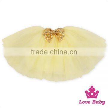 Beauty Baby Girl Gray Sequins Tutu Chiffon Short Fluffy Kid Clothing Skirts photo-2