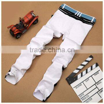 2014 Men Slim White New Design Jeans Pants photo-2