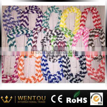 Wholesale Monogram Chevron Infinity Scarf photo-4
