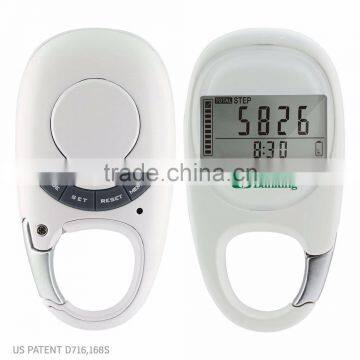 Clip N' Go 3D Sensor Pedometer - Has Easy to Read Display With Clock and Low Battery Indicator and Comes With Your Logo photo-3