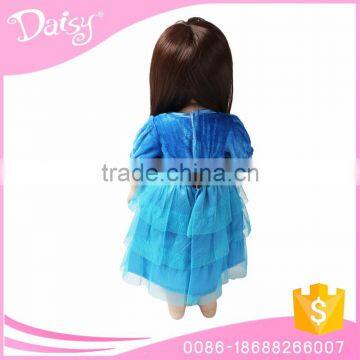 18 Inch Girl Infant Doll Dress Blue Fashion Lace Skirt Clothing photo-3