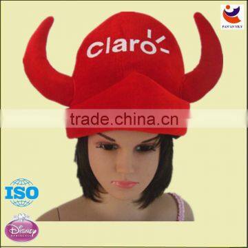 High Quality Brazil World Cup Hat Crazy Football Hat,party Horn Hat