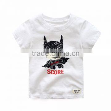 Wholesale Summer Cotton Short Sleeves Boys Kids Round Neck T-shirt photo-2