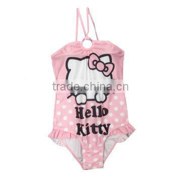 Kids Swimsuit Swimwear One Piece cut bow