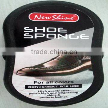 Hotel instant shoe shine sponge