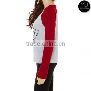FACTORY Wholesale Christmas Raglan Shirts photo-6