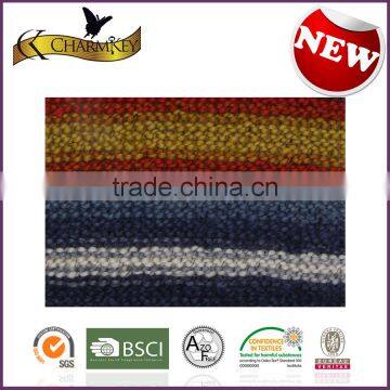 Charmkey baby knitting yarn good elastic rainbow polyester textured yarn