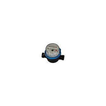 Single Jet Dry Type Plastic Residential Water Meters ,  Clear Reading and Easy Install