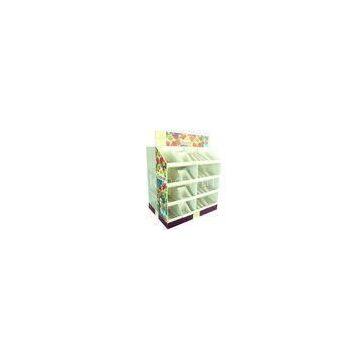 PDQ Floor Corrugated Cardboard Display-Greeting Card Display Units
