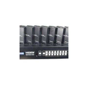 Matrix 8x8 (RS232,DIP, Coaxial,HDBaseT)SK-MT88100H