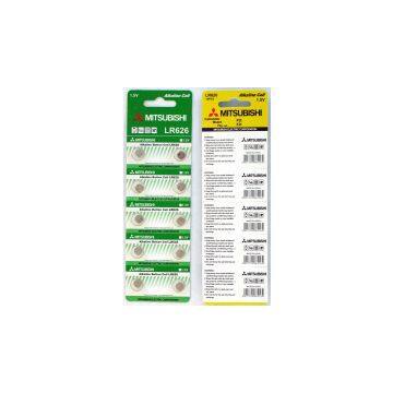 Mitsubishi Alkaline button cell battery LR626