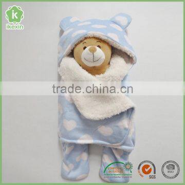 Made In China Polyester Baby Swaddle Blanket photo-3