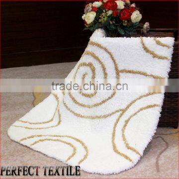 Manufacturer hotel 100%cotton fabric anti-slip bathrug