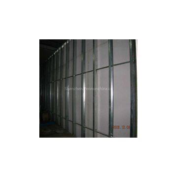 drywall metal stud and track/gypsum board wall partition