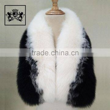 Hot Sale Fox Fur Scarf Real Furry Fur Cape Women Winter Fur Shawl Collar