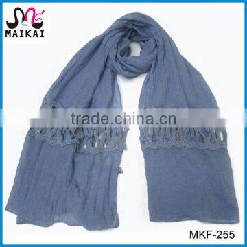 New arrival winter fashion cotton polyester europe scarf