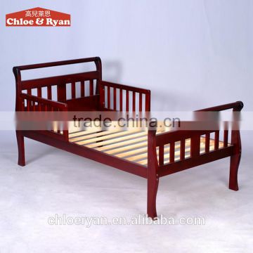 New design baby pine wood cot bed cheap unique baby toddler beds