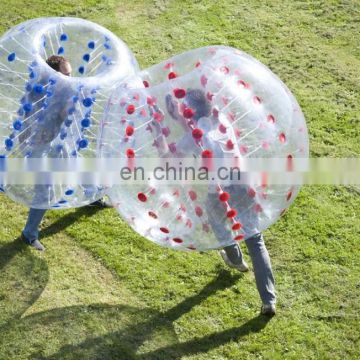 PVC/TPU inflatable bumper ball soccer bubble for football game