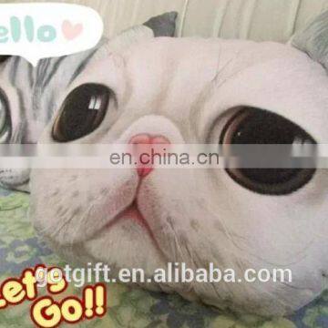 Custom Cartoon Cat Printed Pillow photo-2