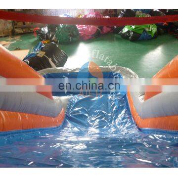 Inflatable grey orange water slide for kids and adult,big water slides for sale