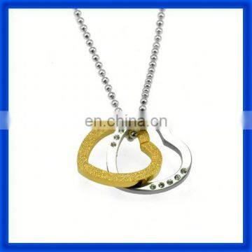 Top Sales heart shaped stainless steel pendant