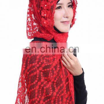 Fashion elegant scarf lace muslim inner hijab