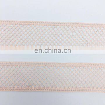 2.7cm OLCT4123 charming color eco-friendly cotton customized lace trim