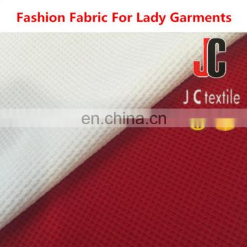 China Dress use Elastic polyester jersey viscoses spandex crepe fabric quilted fabric for sale