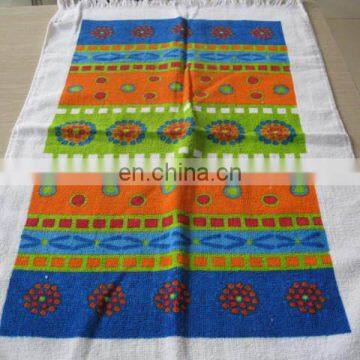 Factory direct supply & cotton custom printed tea towel