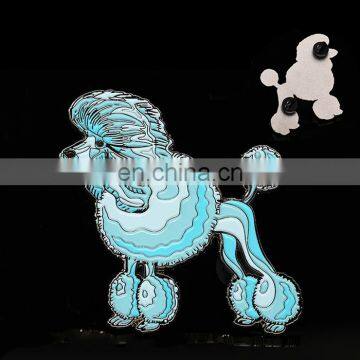 Beautiful dog badge wholesale pin badge