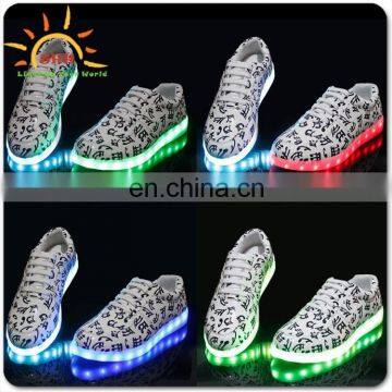 new sneaker simulation sneaker mix colors led Lighted Luminous men sneaker