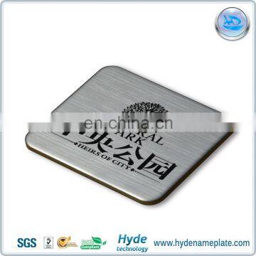 Gift item qr code barcode dog tag with low price,stainless steel barcode nameplate