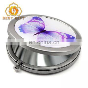 Custom Beautiful Girl Printing Folding Pocket Mirror photo-3