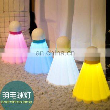 LED Badminton Lamp, Wall Lamp, Table Lamp