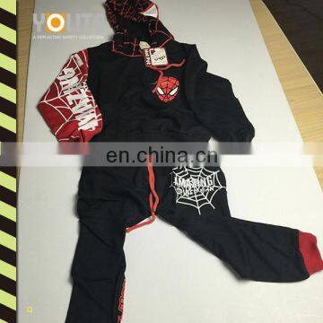 Brand Children Clothing Wholesale Clothes Boys Clothes Spider- man Suit