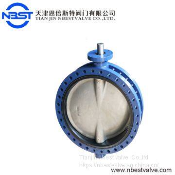 U Flange Type Butterfly Valve 90 Degree Angle Worm Gear UD341XP-10Q DN1000