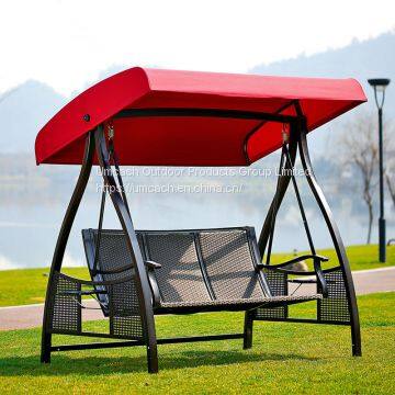 Woven Rattan Outdoor Garden Chair with Steel Frame Used in Garden & Yard