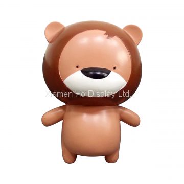 Ho display Custom Cartoon Lion Fiberglass Animal Statue Manufacturer China