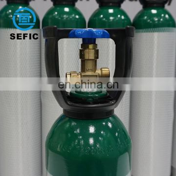 Aluminum 12L 150bar Oxygen Gas Cylinder , EN ISO7866 Standard Sell