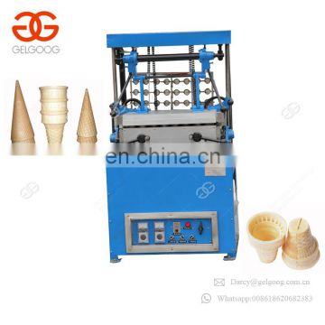 Size Customized Ice Cream Pizza Cone Baking Making Maker Cream Cones Snow Wafer Cone Machine