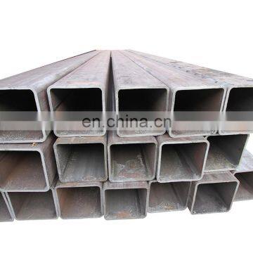 erw rectangular black iron steel square pipe and tube