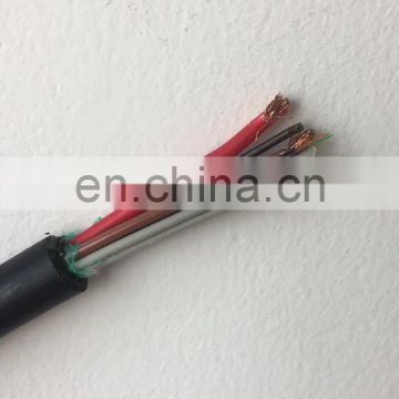 LSZH Jacket 4 6 8 12 24 Fiber Copper Wire Composite Hybrid Fiber Optic Cable