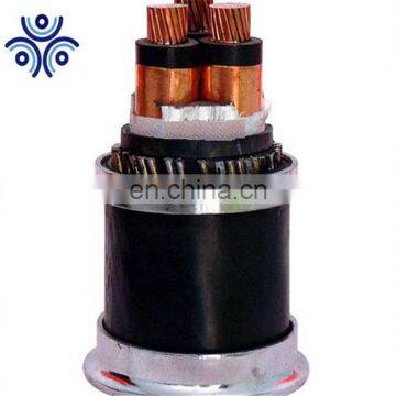 Medium voltage copper wire xlpe insulated armoured 33kv underground cable