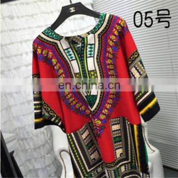 wholesale traditional African dashiki shirts printed