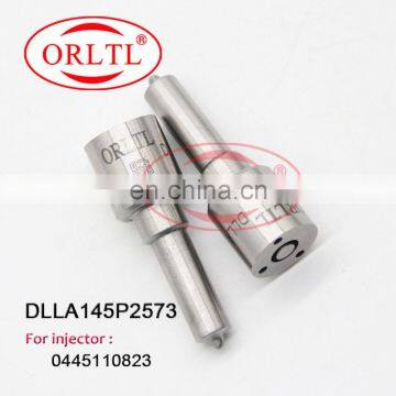 ORLTL Black Coated Needle Nozzle DLLA145P2573 (0433172573) Diesel Fuel Injector Nozzle DLLA 145 P 2573 For Bosh 0445110823