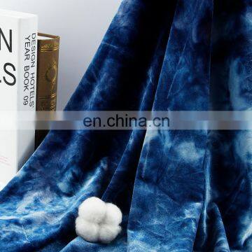 HOT!!! Tie Dyed Fabric Cotton Terry Tie Dyed Fabric Autumn Winter Casual Wear Sportswear Big Fish Scale Fabric photo-6