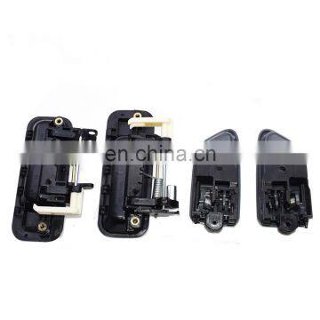 Rear Black Outside +Gray Inside Door Handles Set For Toyota Camry 1997-2001 69210AA010 69210-AA010 69240AA010 photo-2