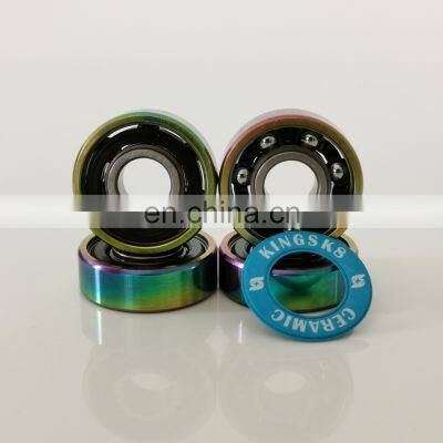 Kingsk8 Colorful Titanium Coating China Skateboard Bearings photo-4