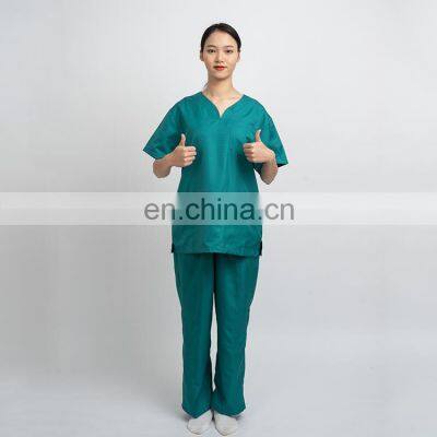 Hot Sale  wholesale nurse uniform medical scrub top pants for hospital